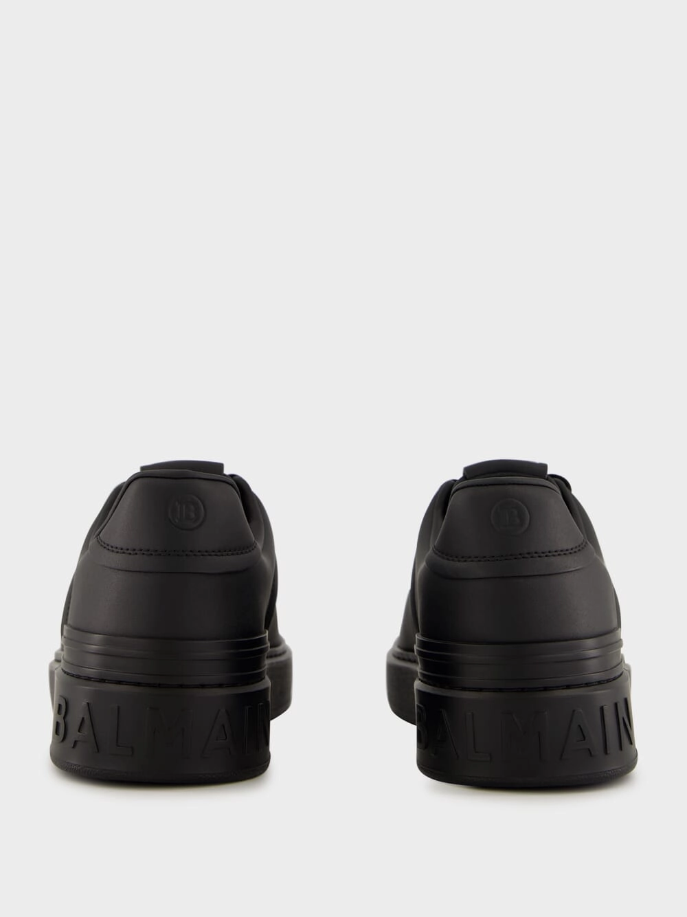 Black B-Court Calfskin Trainers