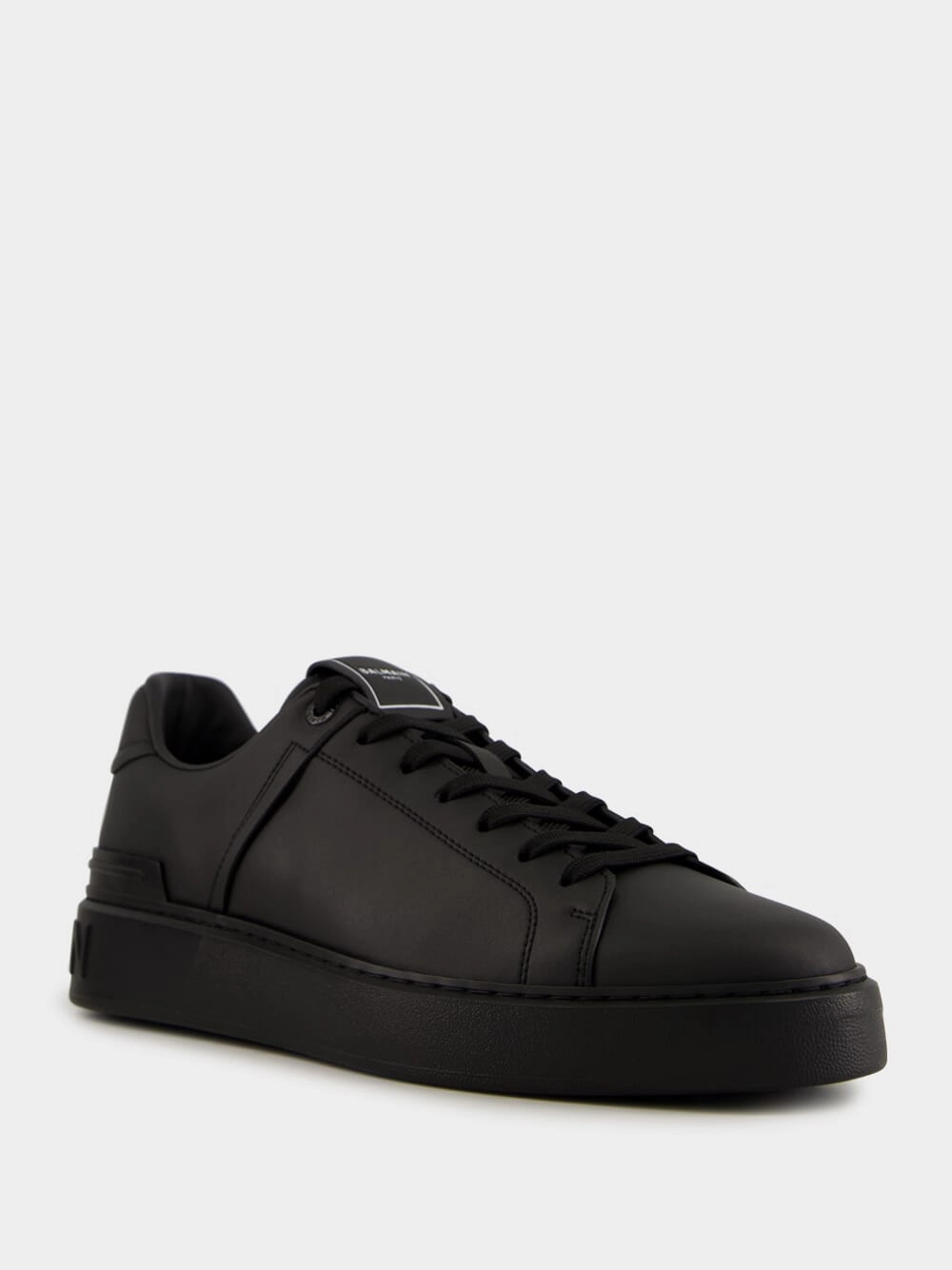 Black B-Court Calfskin Trainers