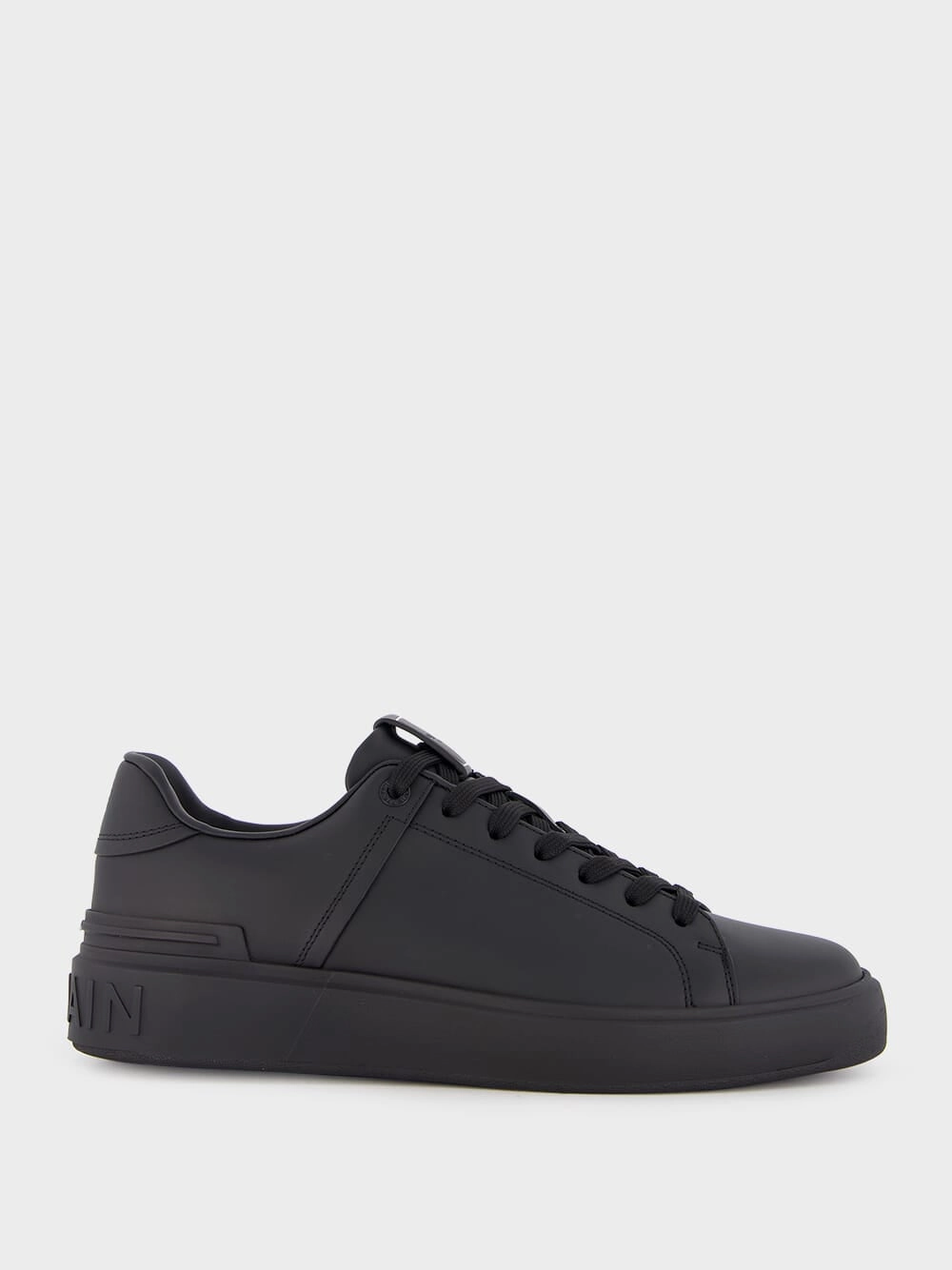 Black B-Court Leather Sneakers Promo deal Mens Sneakers