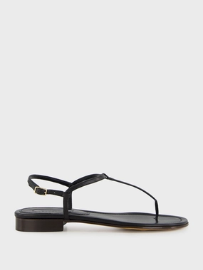 Black Calfskin Cecilia Sandals Womens Sandals mega clearance