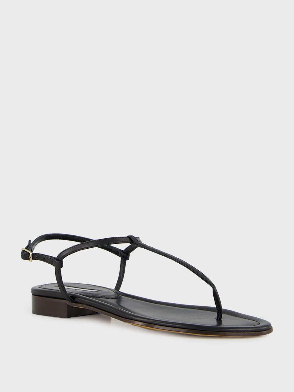 Black Calfskin Cecilia Sandals
