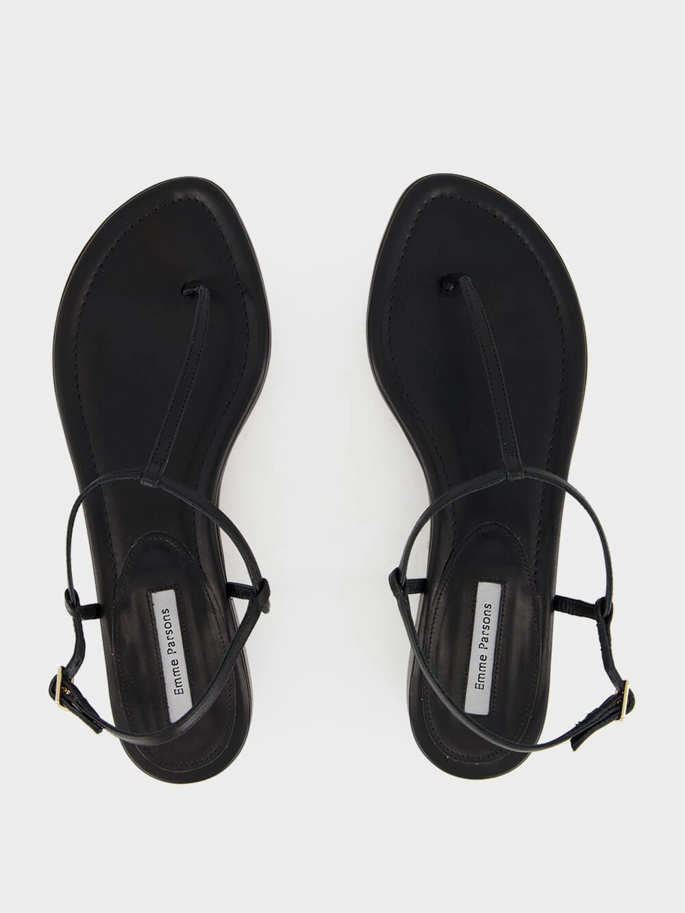 Black Calfskin Cecilia Sandals