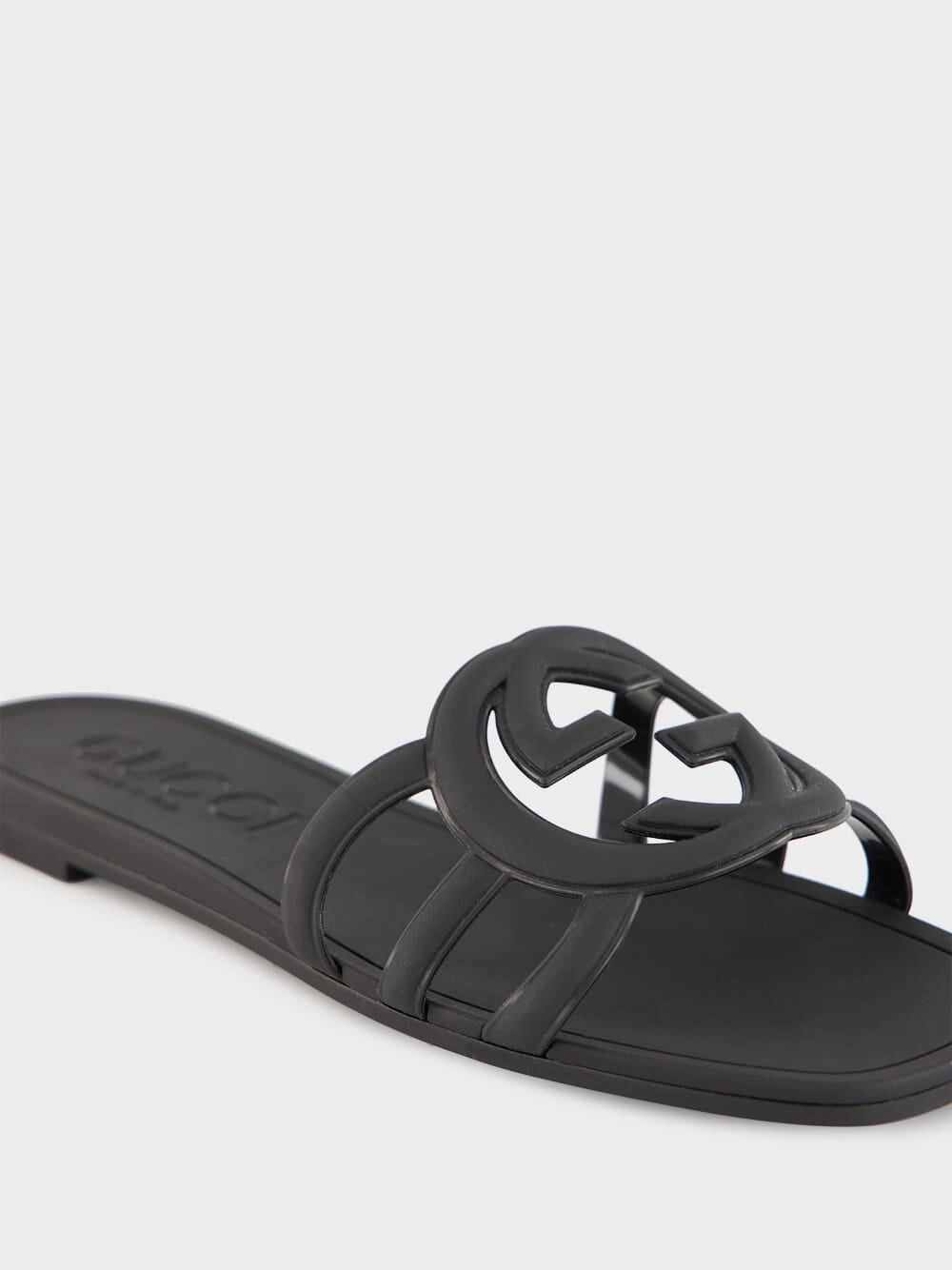 Black G Slide Sandals