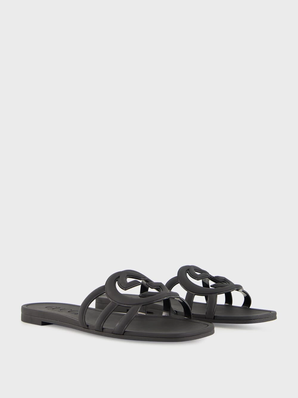 Black G Slide Sandals