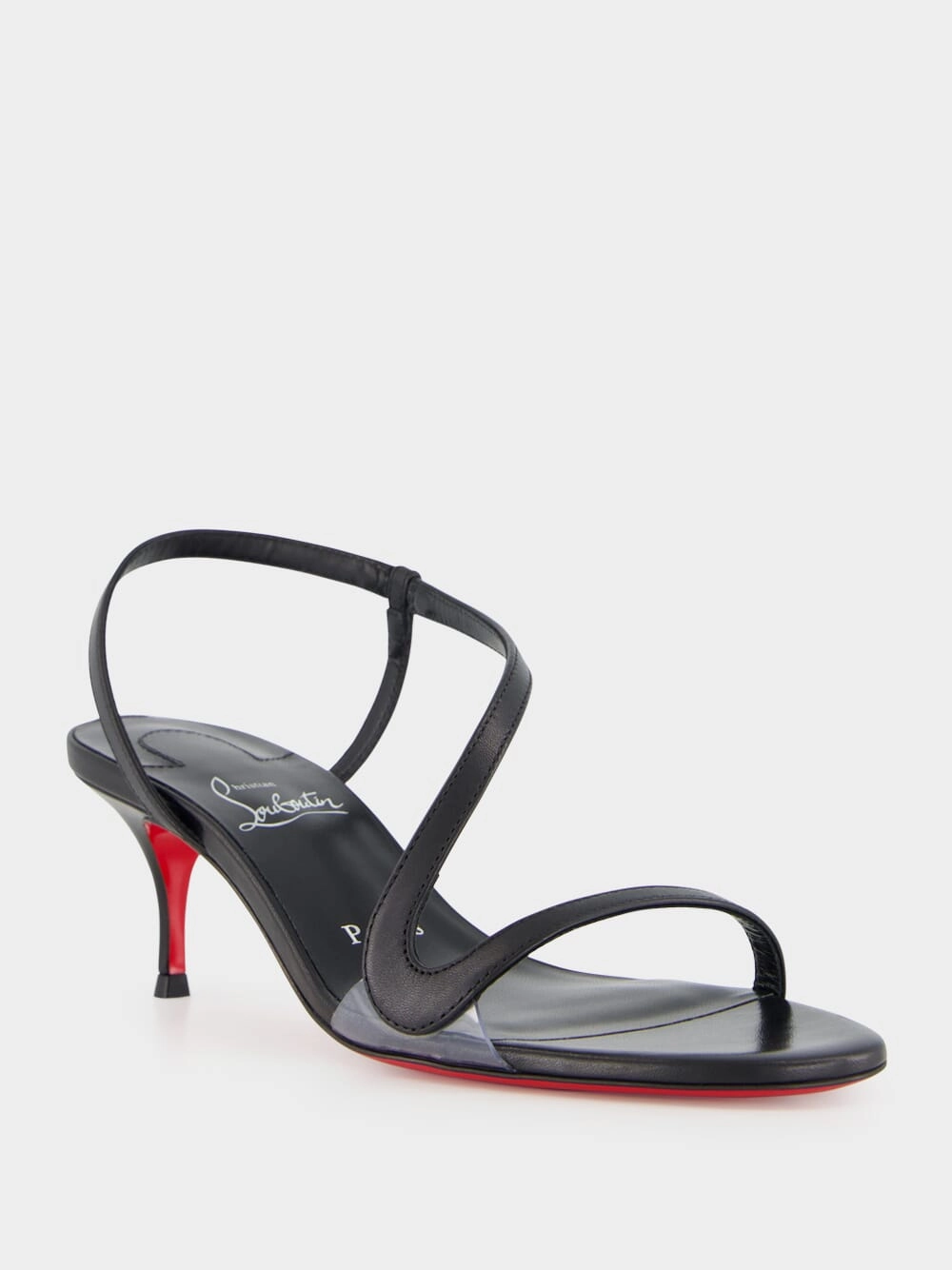 Black Leather Rosalie Sandals