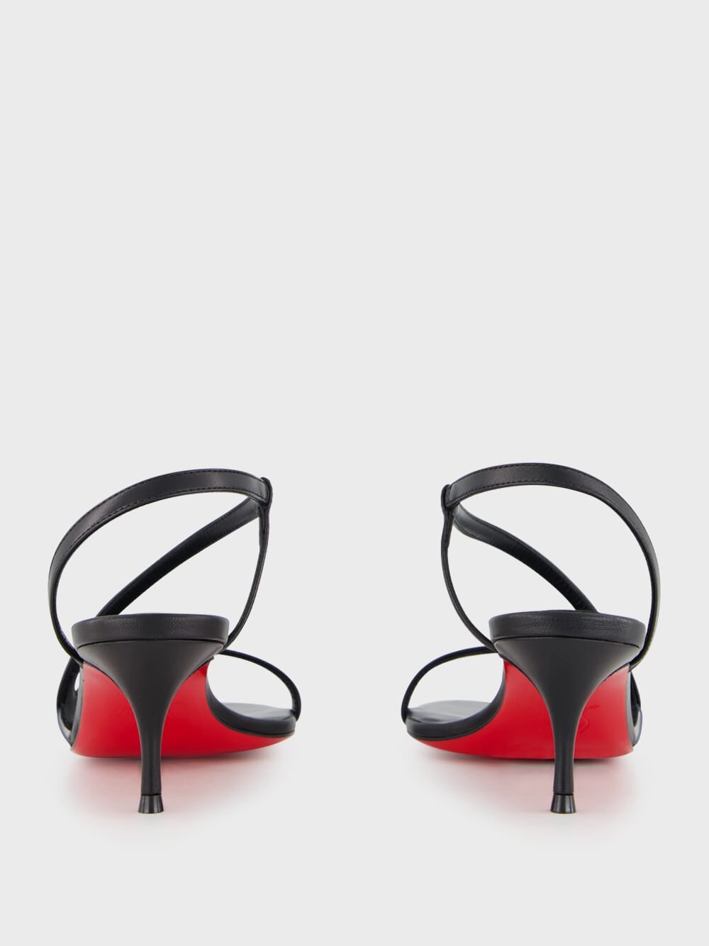 Black Leather Rosalie Sandals