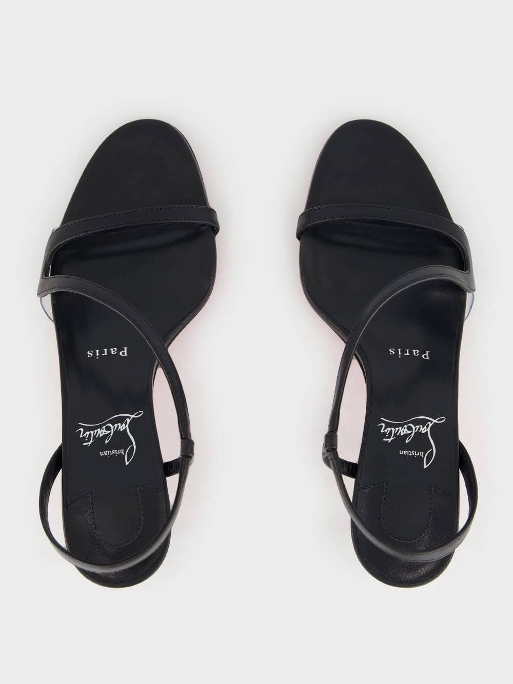 Black Leather Rosalie Sandals