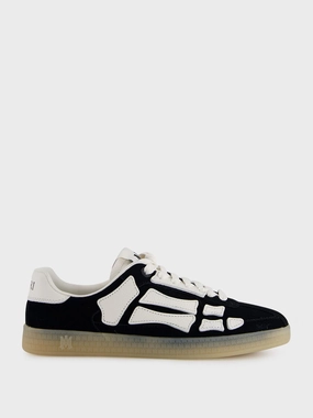Black Pacific Bones Suede Sneakers Promo deal Mens Sneakers