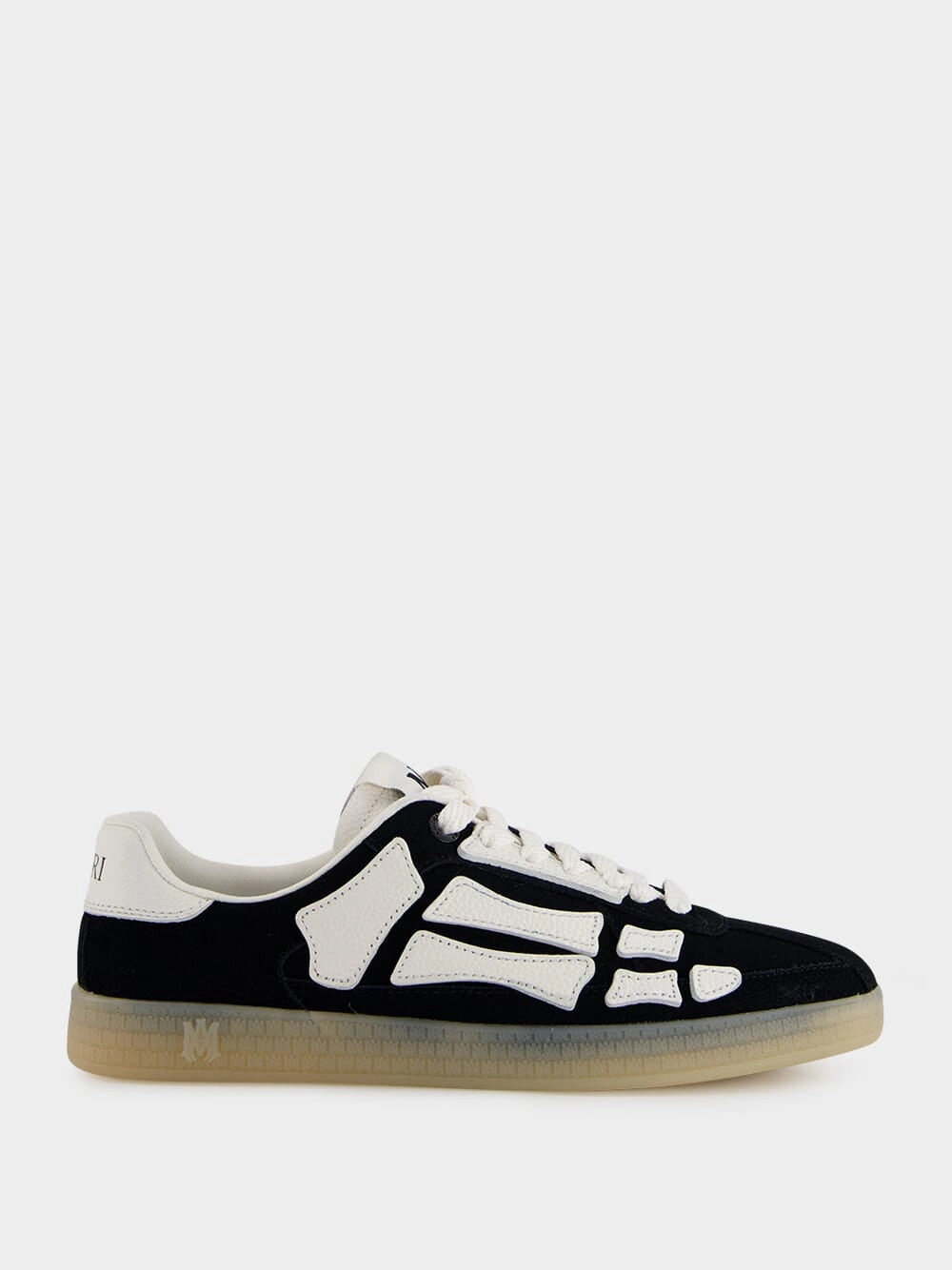 Black Pacific Bones Suede Sneakers Promo deal Mens Sneakers