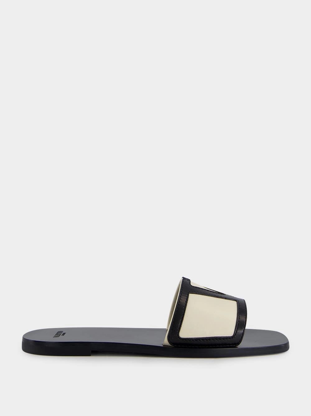 Black VG Viva Superstar Leather Slides Womens Sandals mega clearance