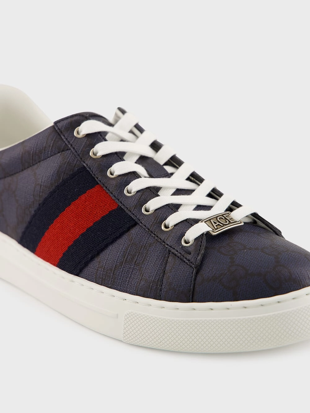 Blue GG Supreme Ace Sneakers