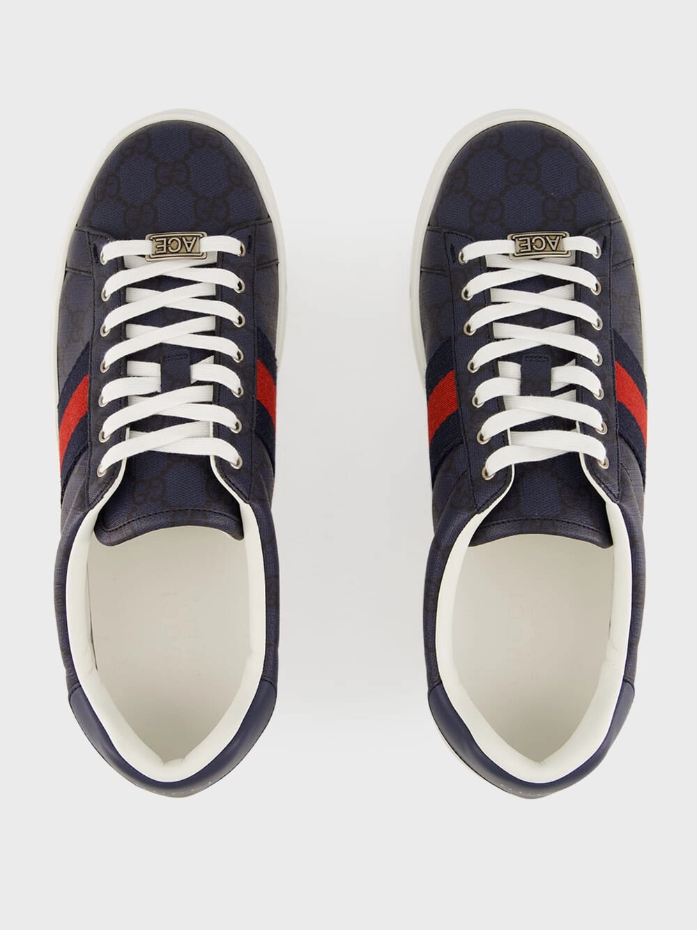 Blue GG Supreme Ace Sneakers