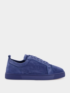 Blue Louis Orlato Denim Velours Suede Sneakers Promo deal Mens Sneakers