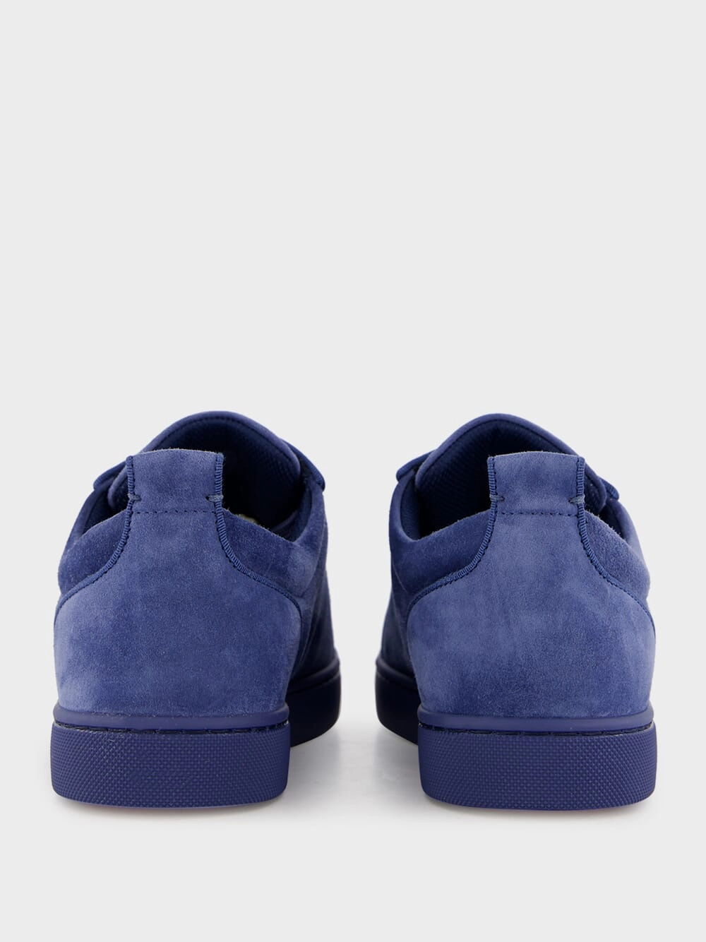 Blue Louis Orlato Denim Velours Suede Sneakers