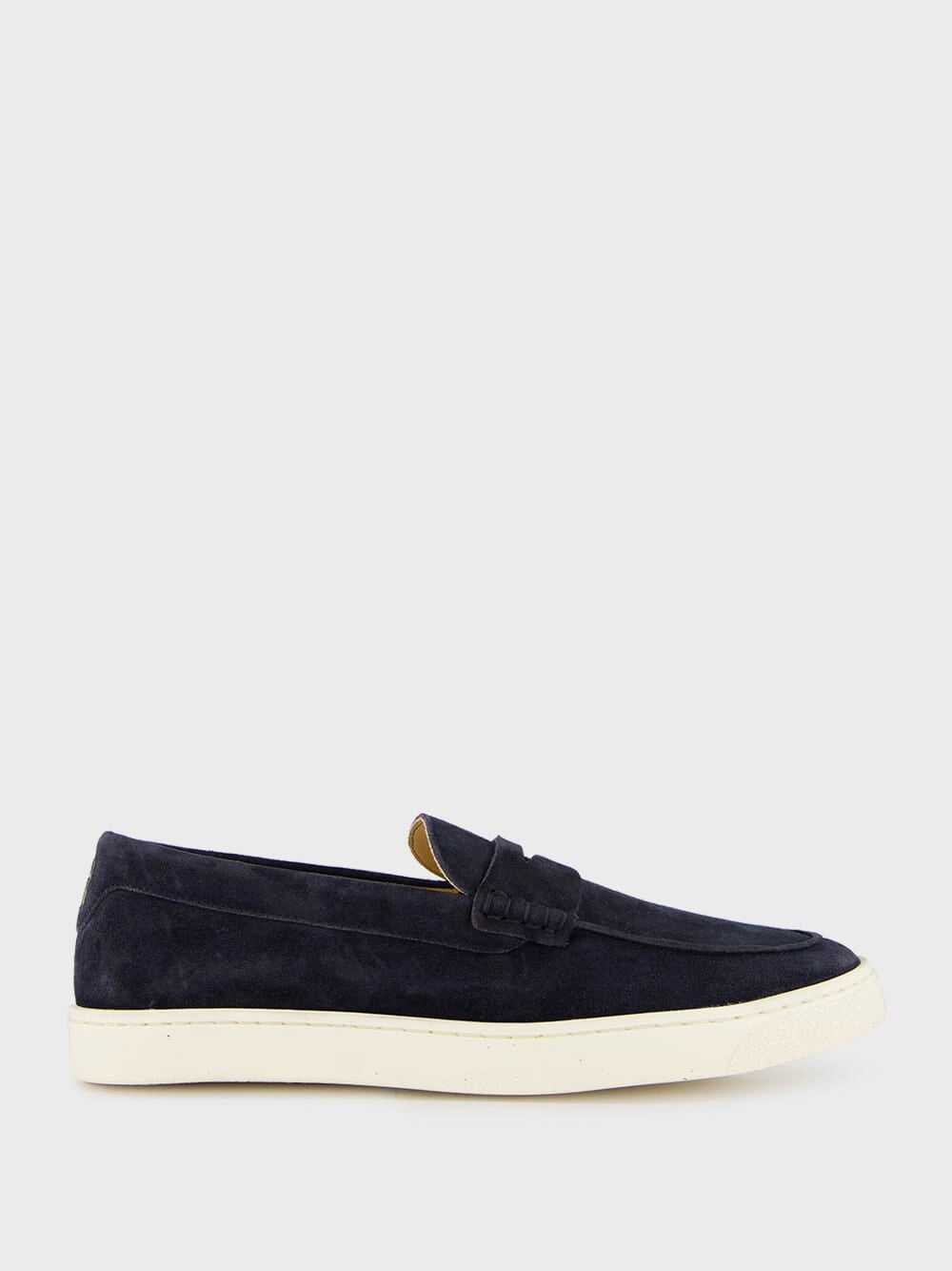 Blue Washed Suede Loafer Sneakers Promo deal Mens Sneakers