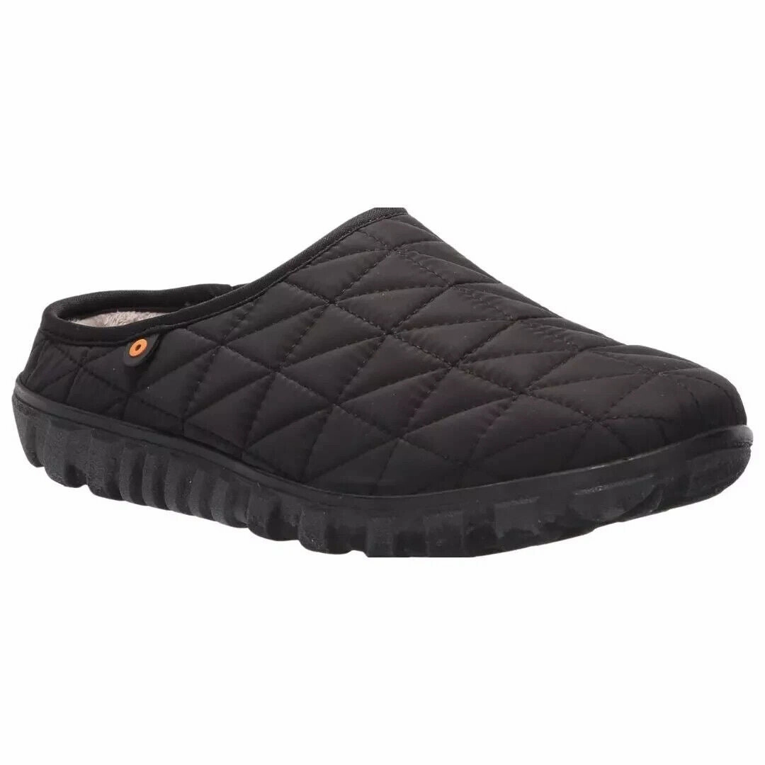 Bogs Snowday II Slippers Women's US 8 Black Fleece Lined Casual Shoes ZPO2836 Womens Slippers at low price
