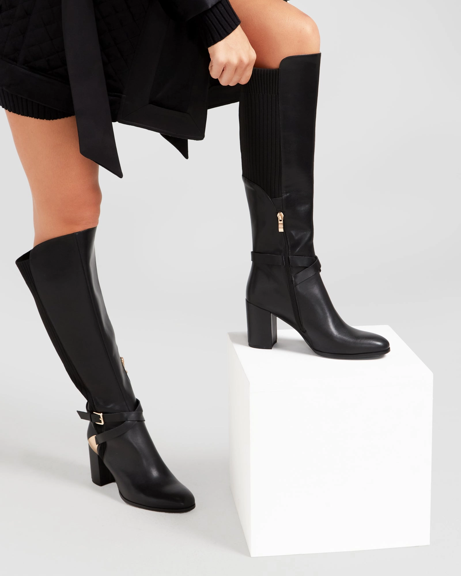 Breton Knee High Boot Comfortable Womens Boots low price