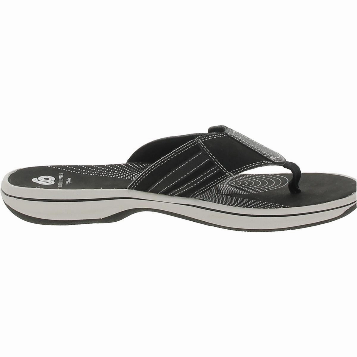 Brinkley  Womens Padded Insole Slip On Flip Flops
