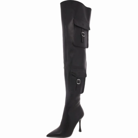 Brittany Womens Buckle Pumps Thigh-High Boots Womens Boots sale online