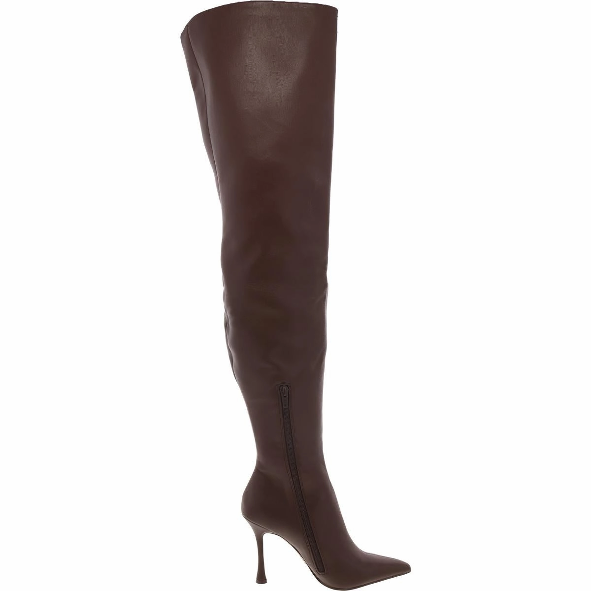Brittany Womens Buckle Pumps Thigh-High Boots