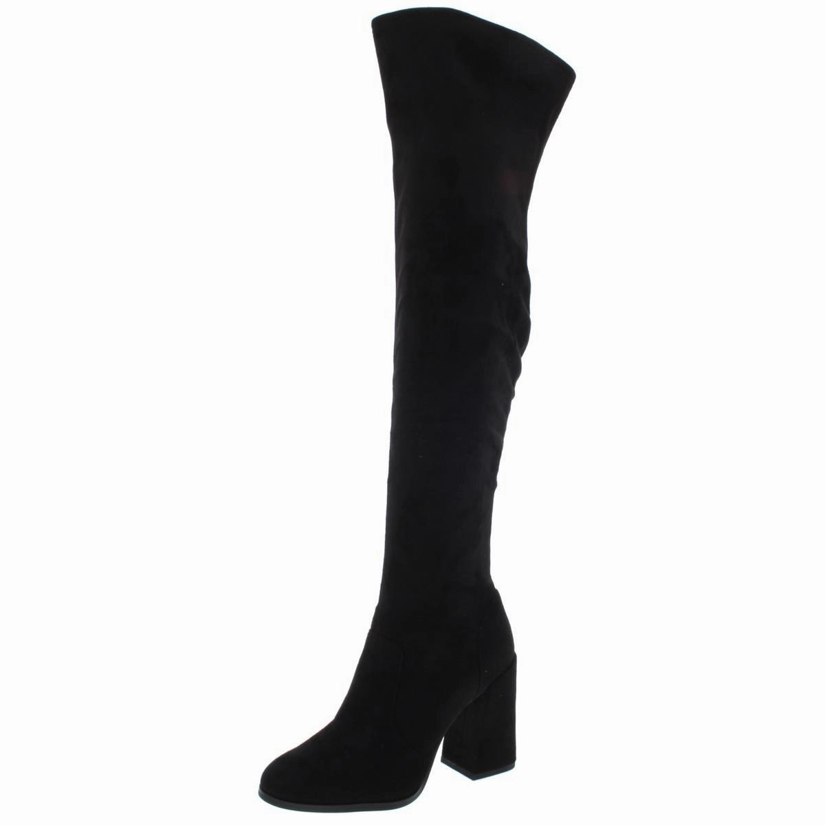 Brixten Womens Faux Suede Tall Over-The-Knee Boots