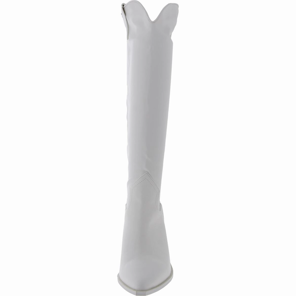 Bronco Womens Faux Leather Pointed Toe Knee-High Boots