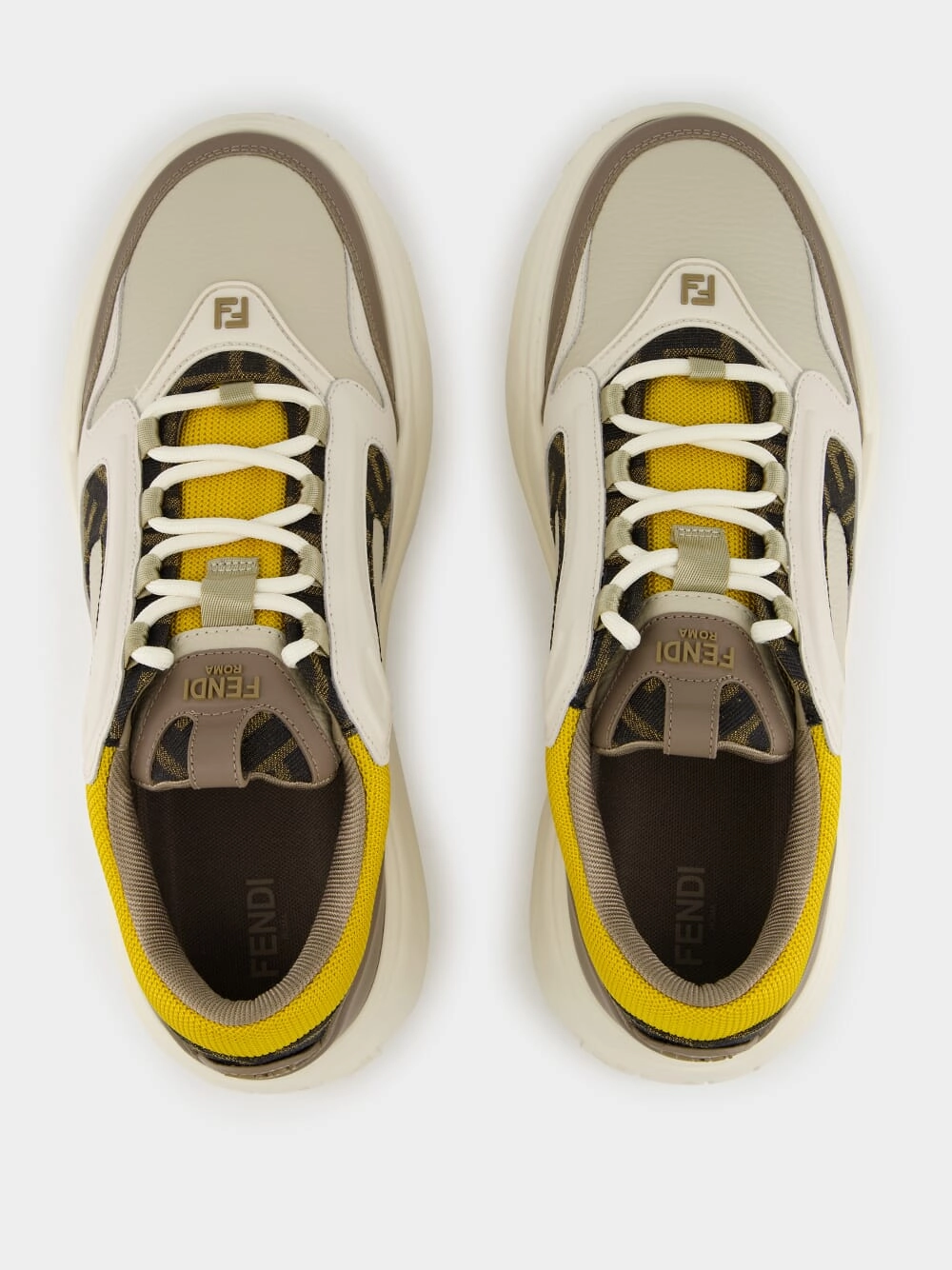 Brown Force Leather Sneakers