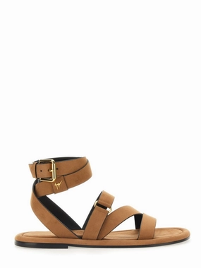 Brown Sandalo Aymon With Multiple Straps Discount Mens Beach Sandals