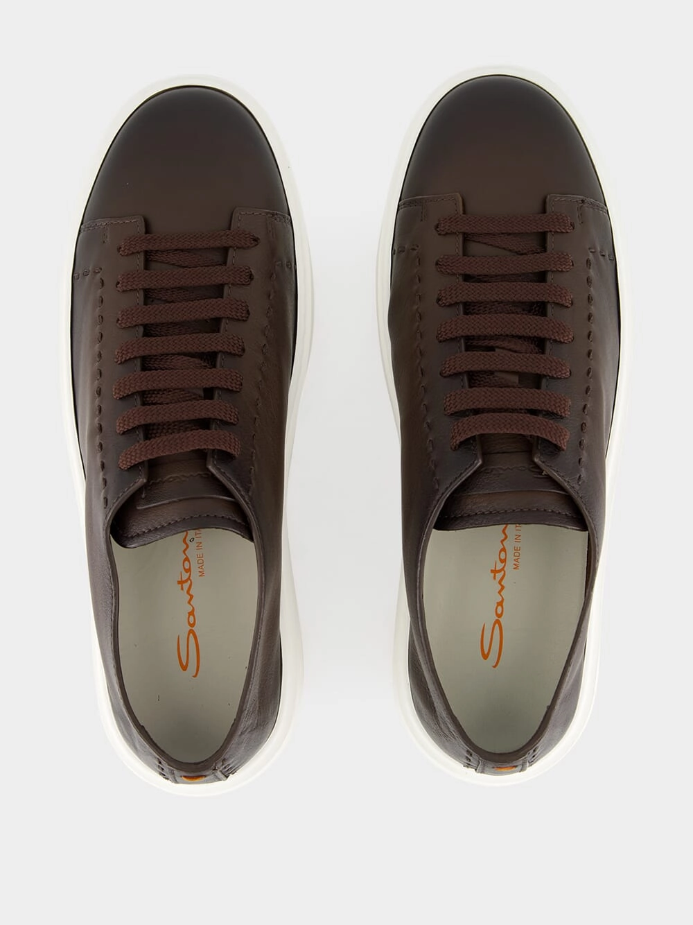 Brown Sneakers L-Top Clean Row Leather