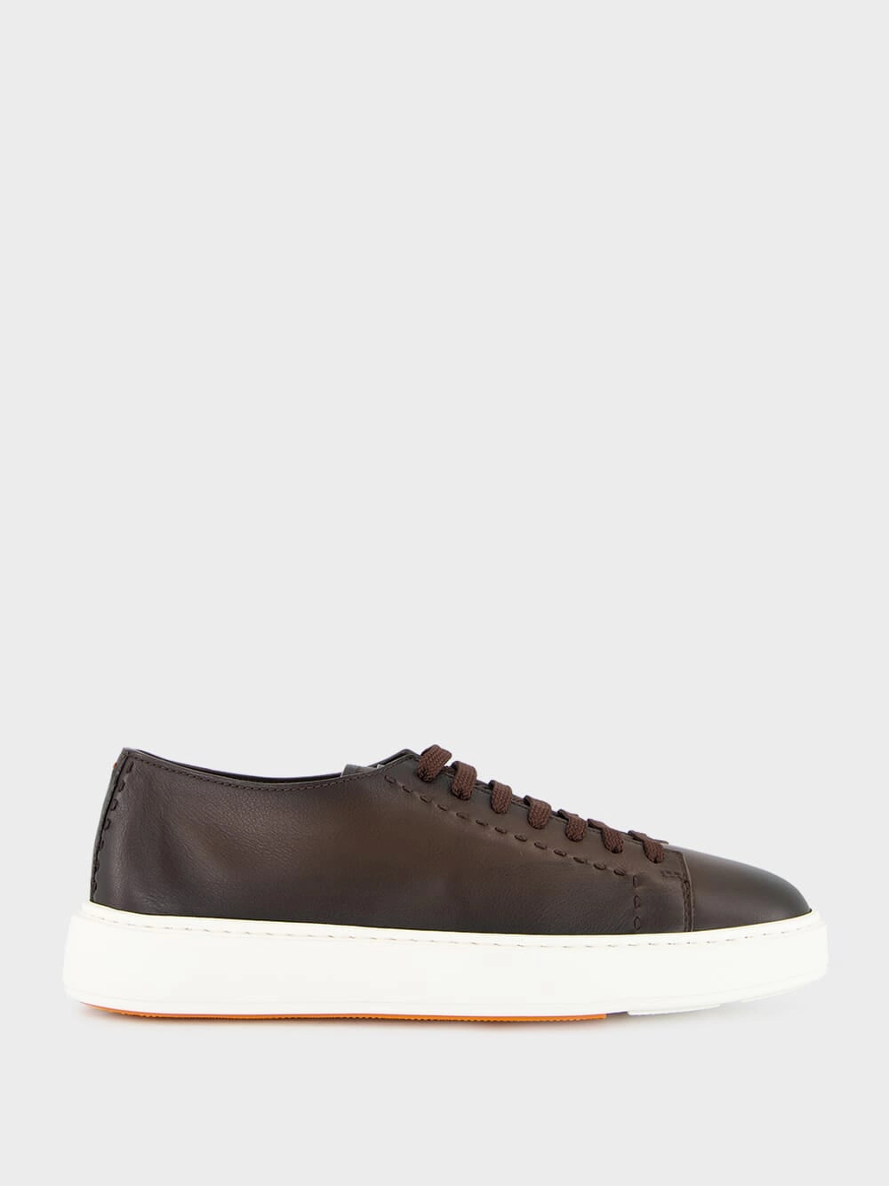 Brown Sneakers L-Top Clean Row Leather Promo deal Mens Sneakers