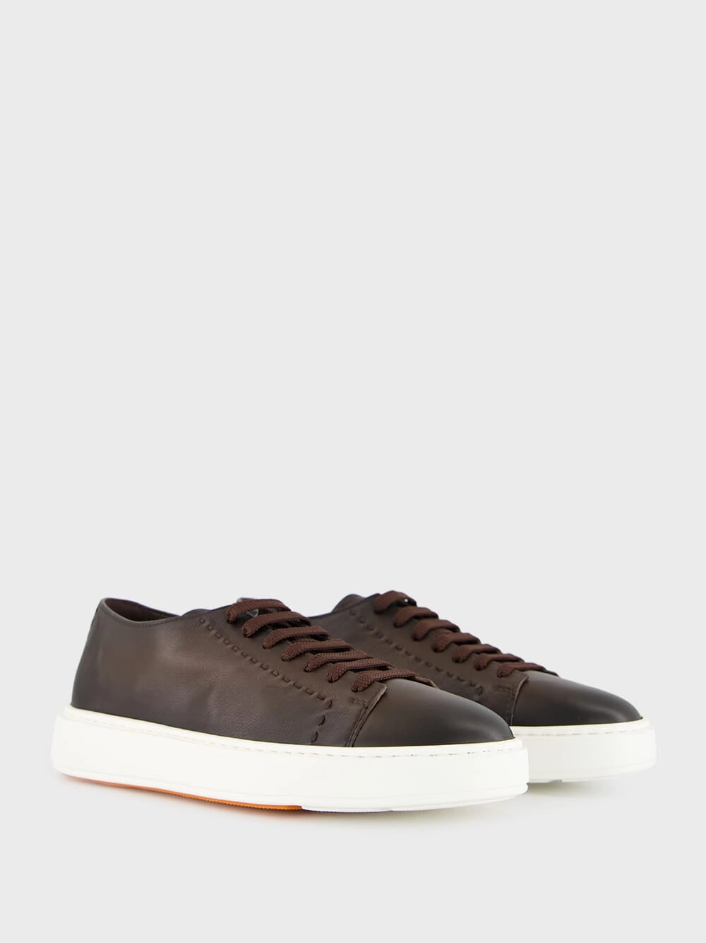 Brown Sneakers L-Top Clean Row Leather