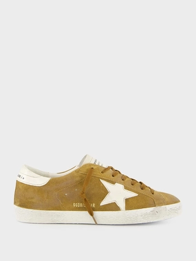 Brown Suede Superstar Sneakers Promo deal Mens Sneakers