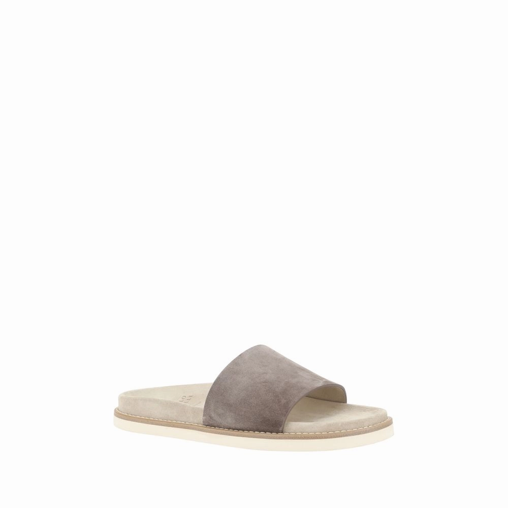 Brunello Cucinelli Suede leather Men's Slippers