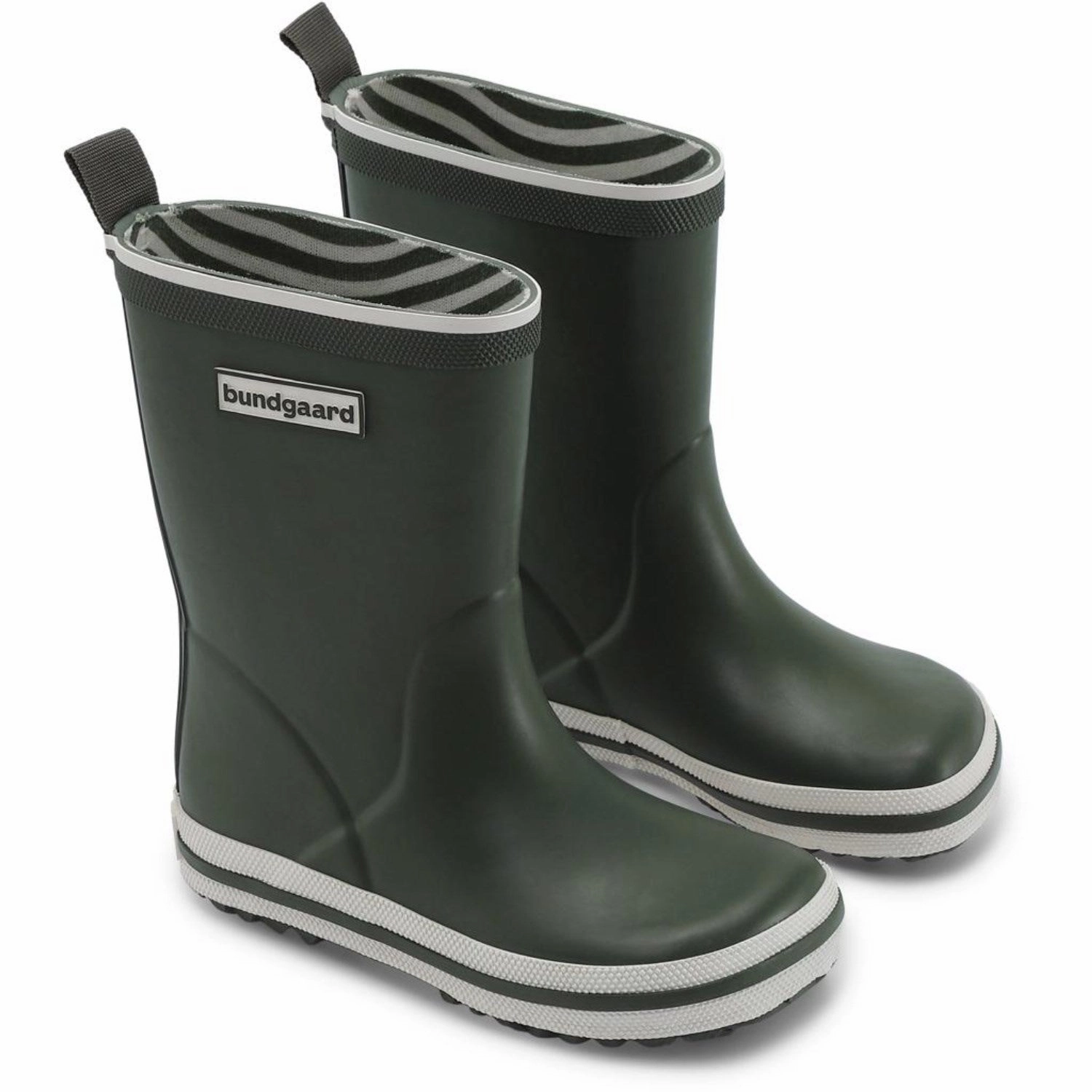 Bundgaard Army Charly High Kids Rain Boots with free shipping