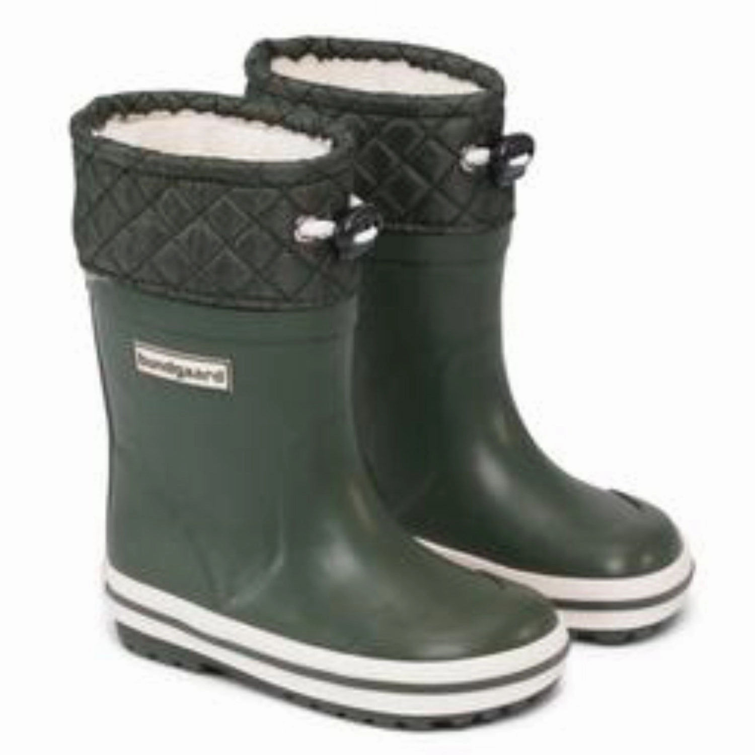 Bundgaard Army Sailor High Warm Kids Rain Boots with free shipping
