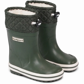 Bundgaard Army Sailor High Warm Rubber Boots With Lining Kids sale