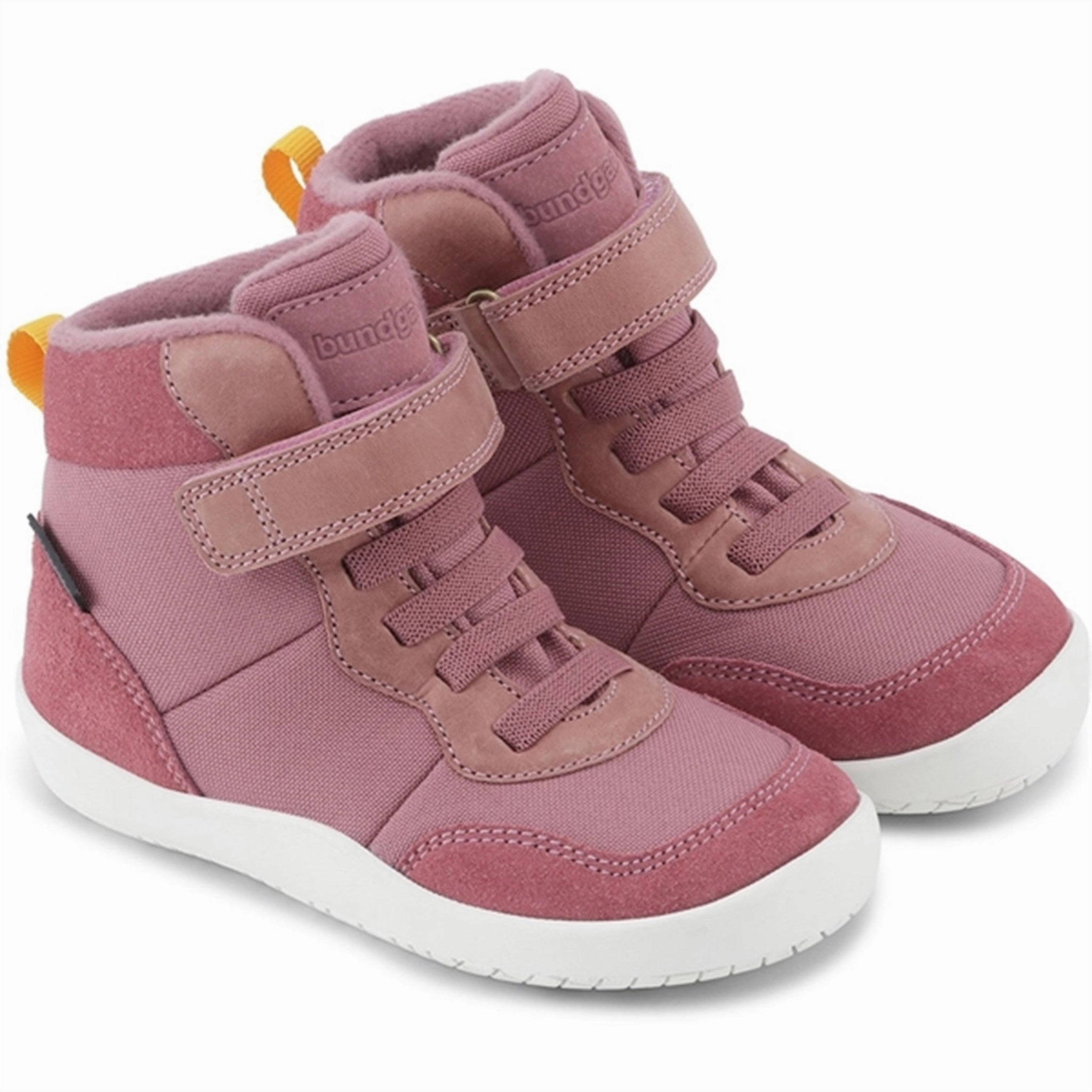Bundgaard Billie Tex Boots Dark Rose WS Kids Velcro Sneakers discount
