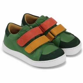Bundgaard Buster II Green VB Shoe Kids Velcro Sneakers discount