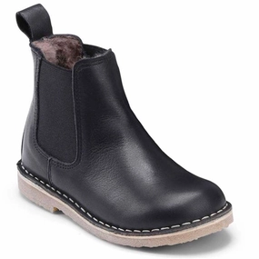 Bundgaard Cajsa Lamb Chelsea Winter Boot Black S Winter Boots for Kids on sale