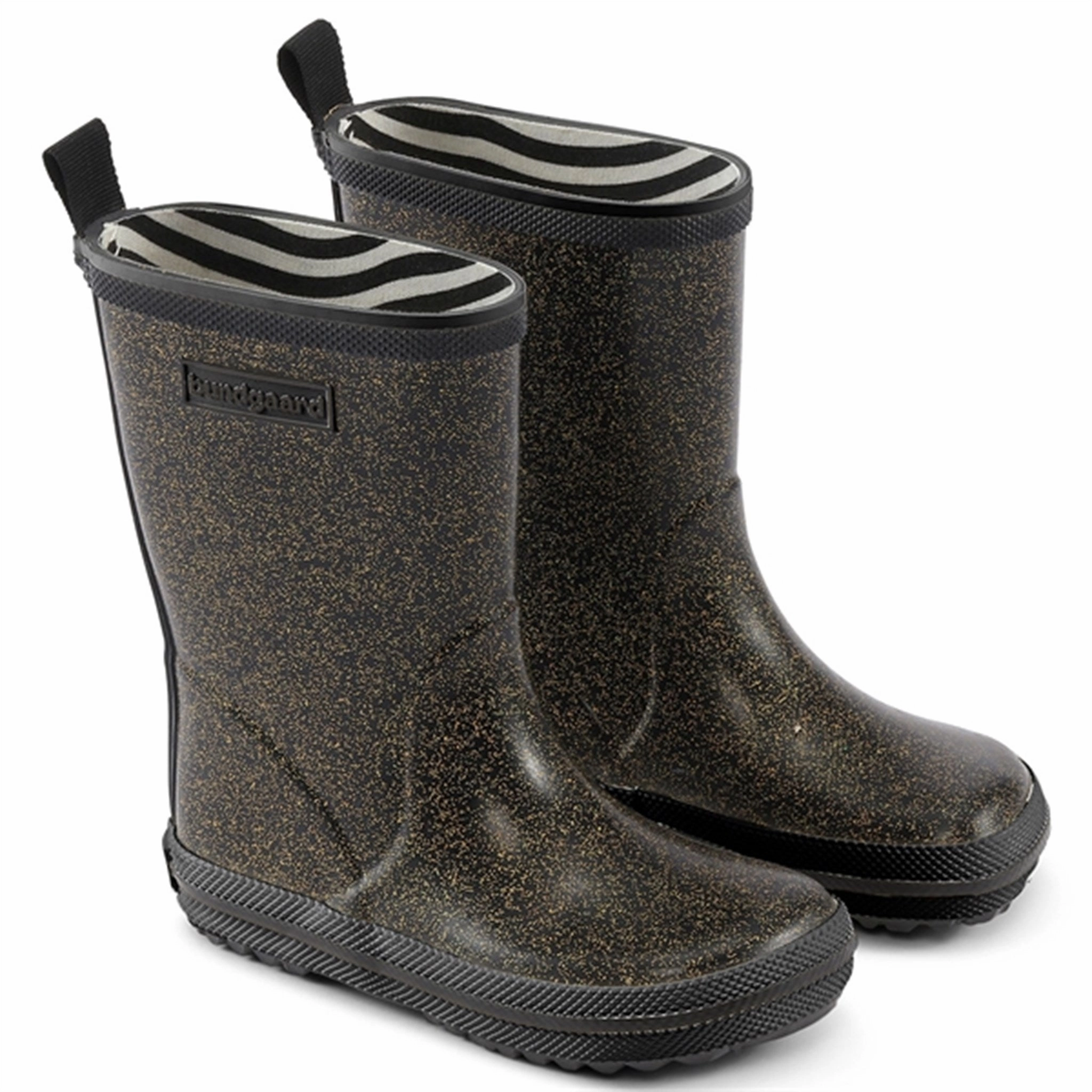 Bundgaard Charly High Rubber Boot Black Sky Kids Rain Boots with free shipping