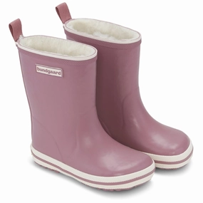 Bundgaard Charly High Warm Rubber Boots Dark Rose Kids Thermo Boots discount price