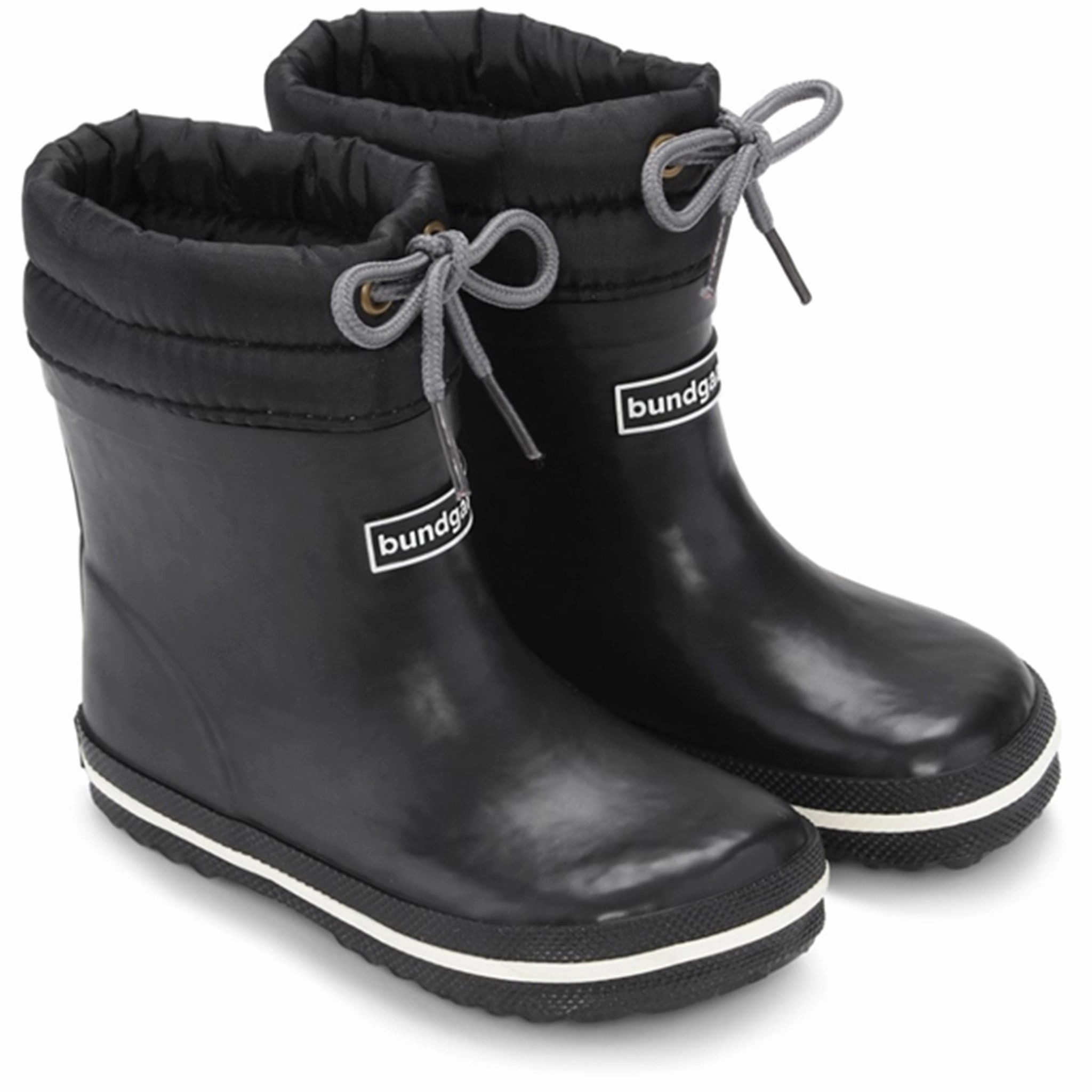 Bundgaard Cirro Low Warm Rubber Boots Black Kids Thermo Boots discount price