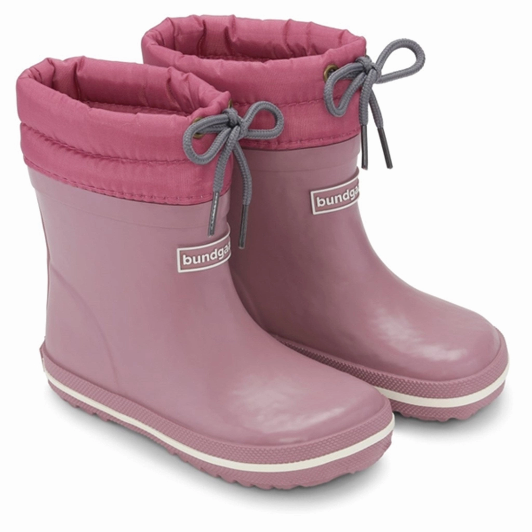 Bundgaard Cirro Low Warm Rubber Boots Dark Rose Kids Thermo Boots discount price