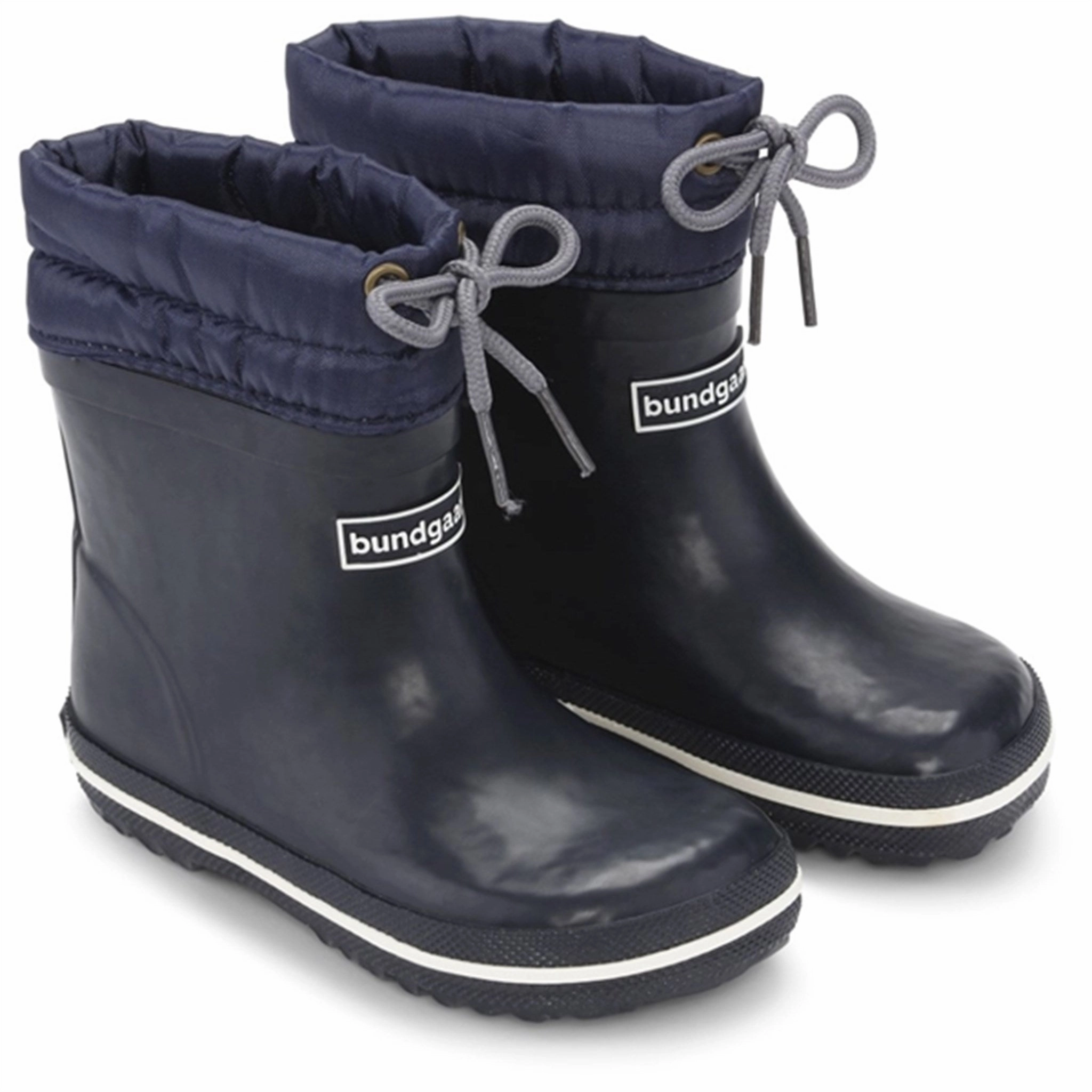 Bundgaard Cirro Low Warm Rubber Boots Navy Kids Thermo Boots discount price