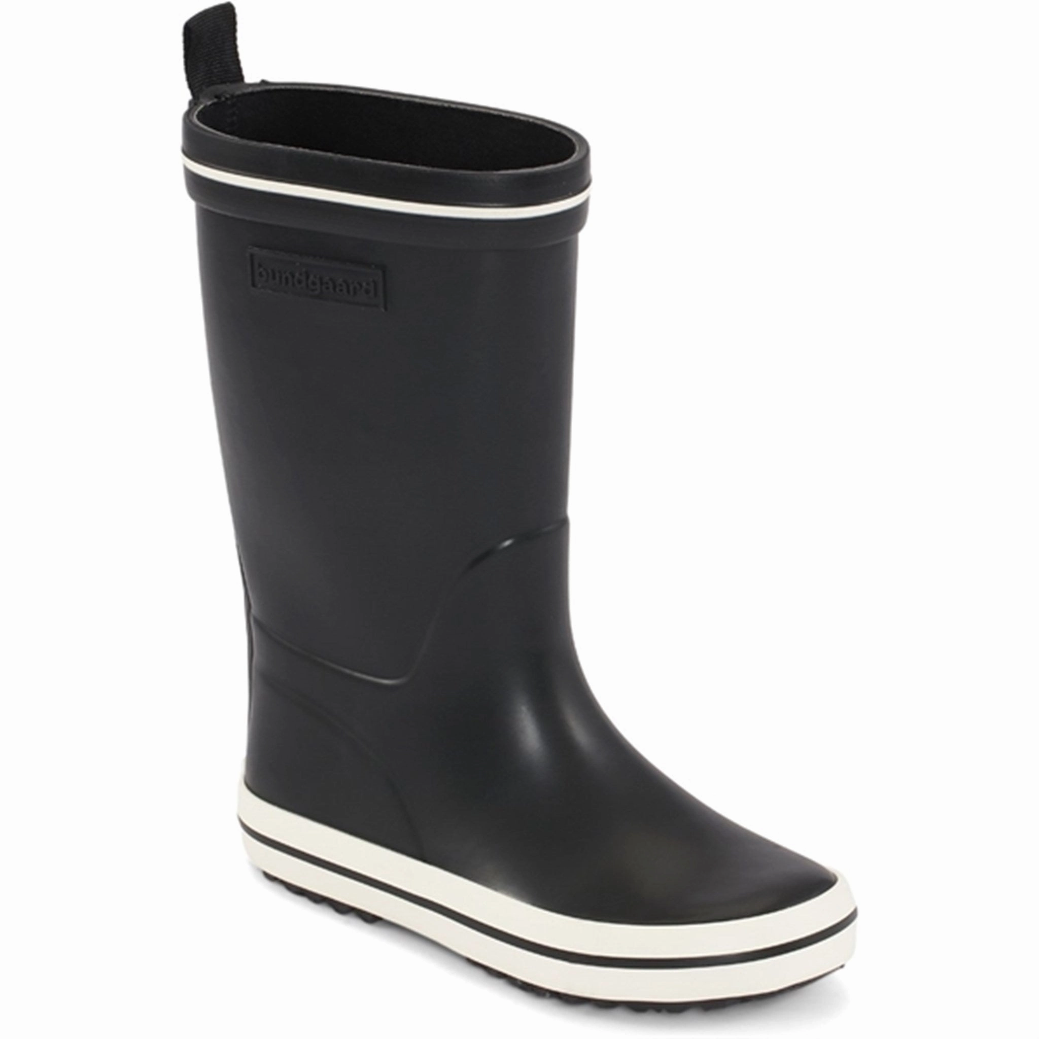 Bundgaard Cloudy High Rubber Boot Black Kids Rain Boots with free shipping