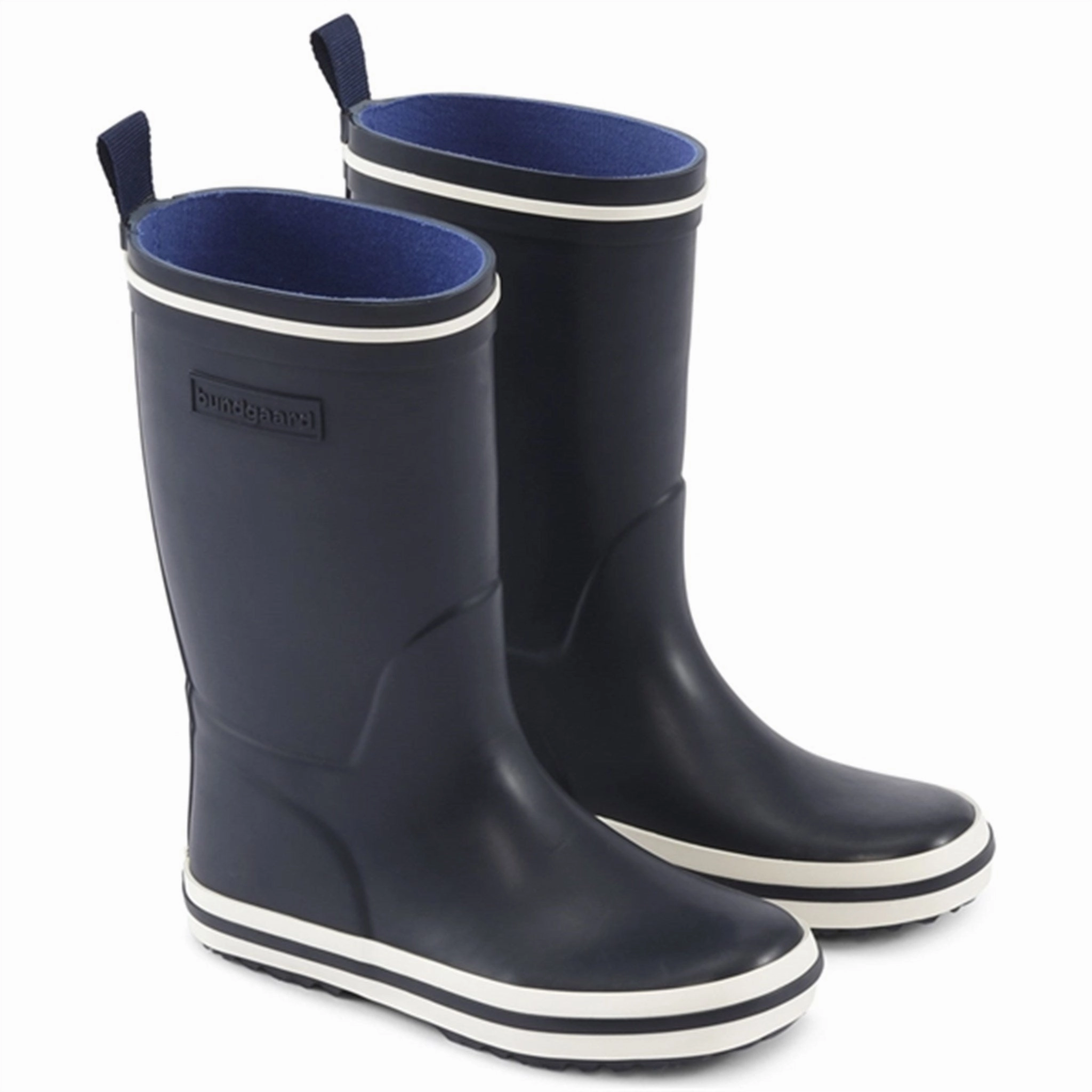 Bundgaard Cloudy High Rubber Boot Classic Navy Kids Rain Boots with free shipping
