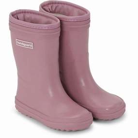 Bundgaard Cloudy High Warm Rubber Boot Dark Rose Kids Thermo Boots discount price