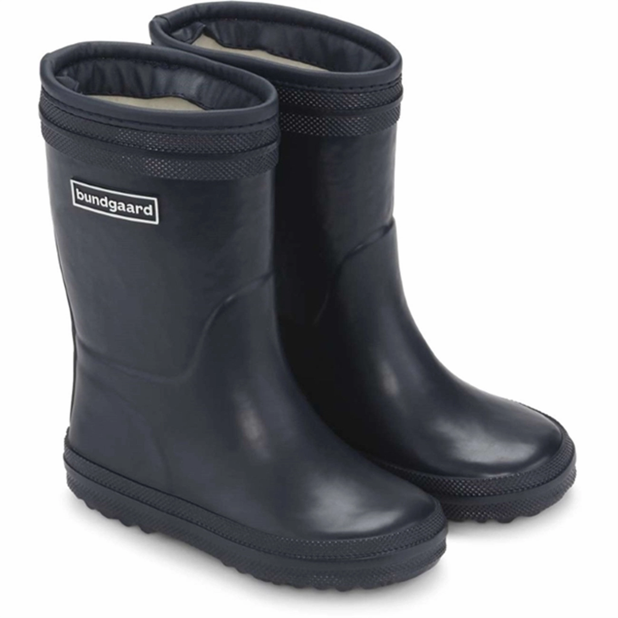 Bundgaard Cloudy High Warm Rubber Boot Navy Kids Rain Boots with free shipping