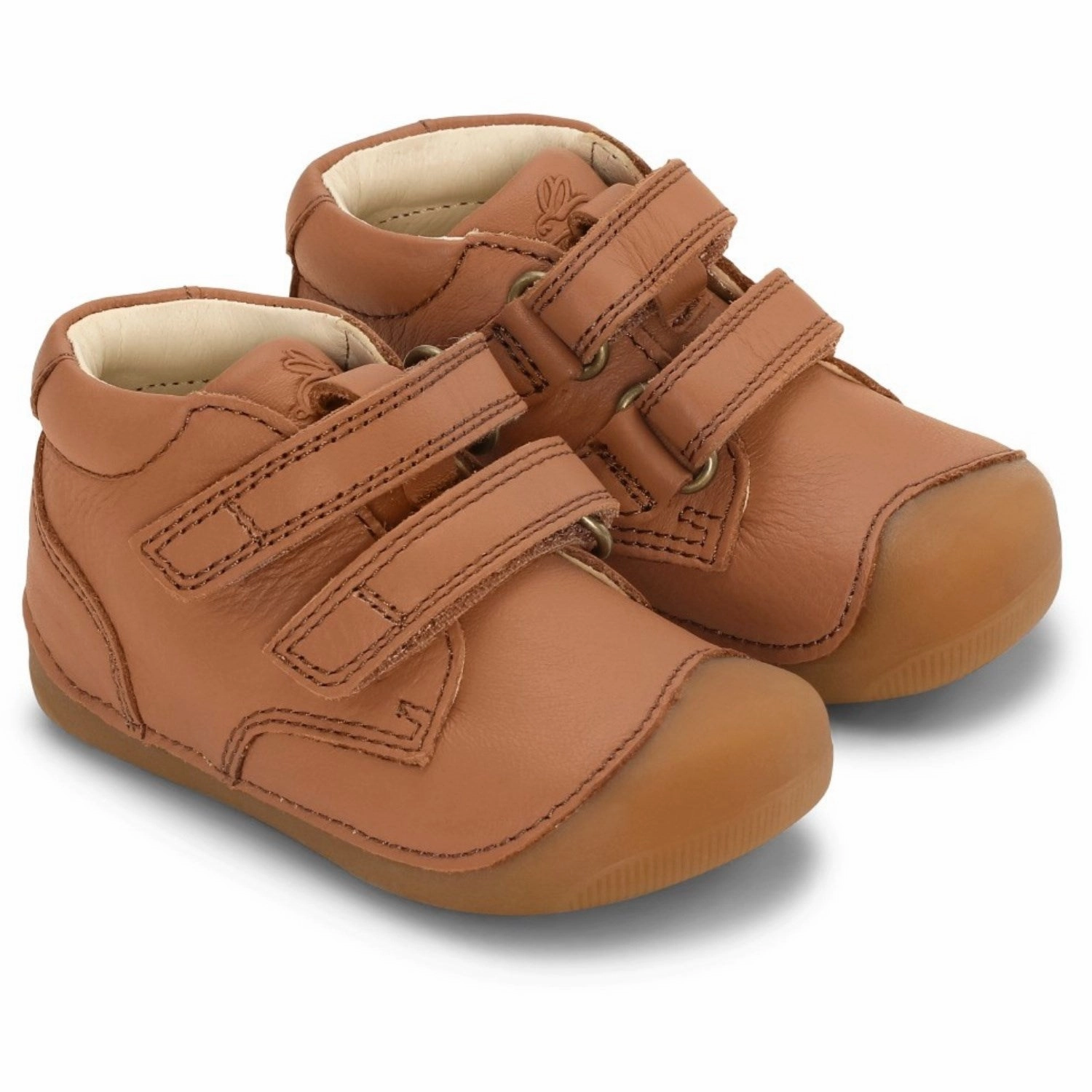Bundgaard Cognac Petit Beginner Shoes With Velcro Kids promo