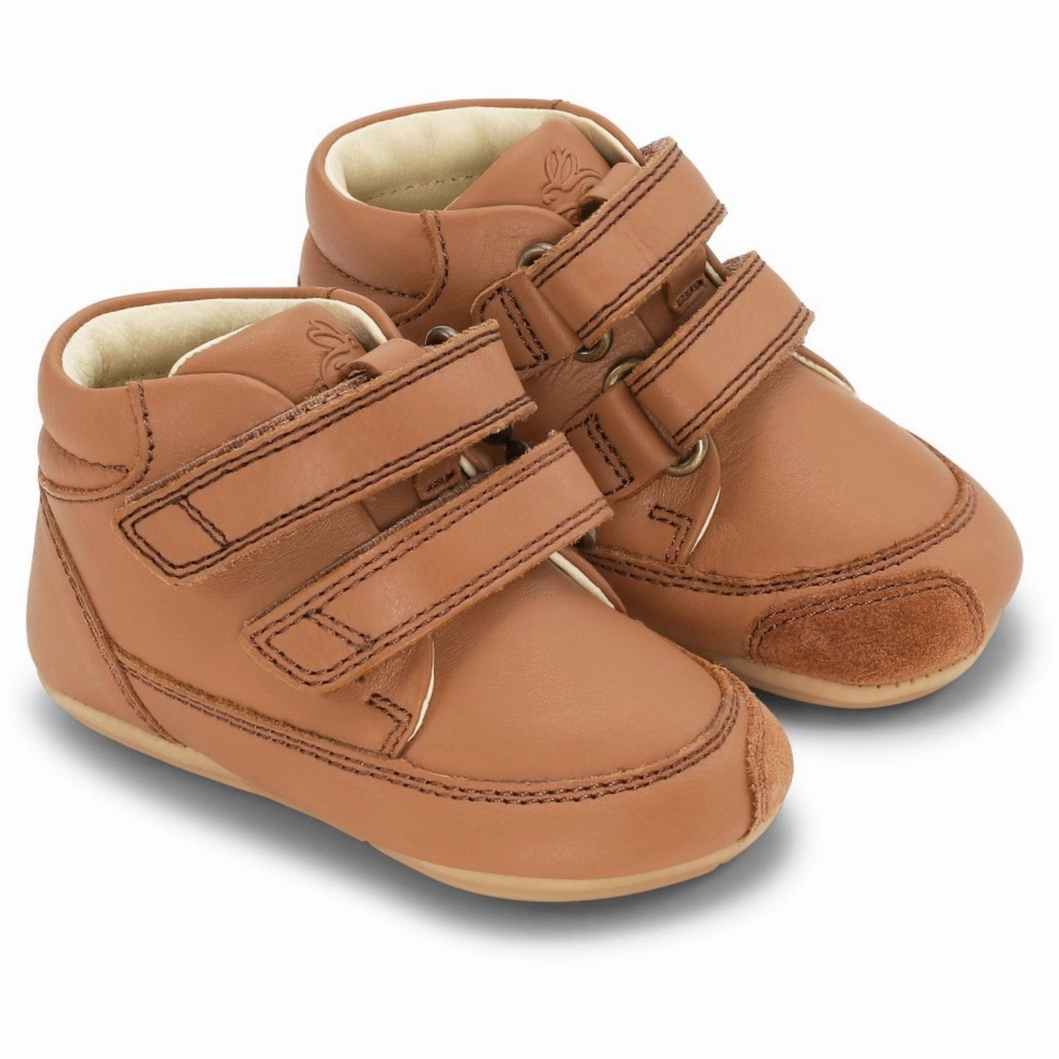Bundgaard Cognac Prewalker Beginner Shoes With Velcro Kids promo